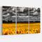 Designart - Van Gogh Summer with Clouds - Landscape Artwork Canvas